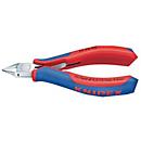 Pince coupante pour circuits imprimés, longueur 115 mm, forme 5, facette oui, étui en plastique 2K