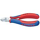 Pince coupante pour circuits imprimés, longueur 130 mm, forme 2, facette oui, étui 2K