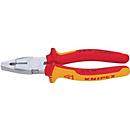 Pince multifonctions L. 190 mm, chromée, gaines multicomposants, VDE, KNIPEX