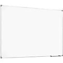 Pizarra blanca 2000 MAULpro, esmaltada en blanco, marco gris platino, 1000 x 1500 mm