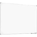 Pizarra blanca 2000 MAULpro, plastificada en blanco, marco gris platino, 1200 x 1800 mm