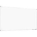 Pizarra blanca 2000 MAULpro, plastificada en blanco, marco gris platino, 1200 x 2400 mm