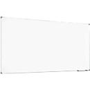 Pizarra blanca 2000 MAULpro, plastificada en blanco, marco gris platino, 2000 x 1000 mm