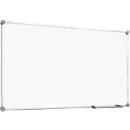 Pizarra blanca 2000 MAULpro, plastificada en blanco, marco gris platino, 900 x 600 mm