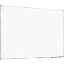 Pizarra blanca 2000 MAULpro, revestida de plástico blanco, marco de aluminio plateado, 1000 x 1500 mm