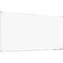 Pizarra blanca 2000 MAULpro, revestida de plástico blanco, marco de aluminio plateado, 1000 x 2000 mm
