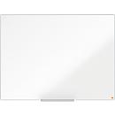 Pizarra blanca nobo Nano Clean, acero, nanorrevestimiento blanco, magnético, An 1200 x Al 900 mm