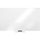 Pizarra blanca nobo Widescreen, acero Nano Clean, 1007 x 1890 mm