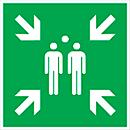 Placa "Ponto de encontro"