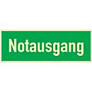 Placa "Saída de emergência"