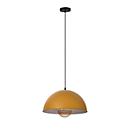 Plafondlamp Lukas, geel metaal, B 410 x D 410 x H 200 mm, E27, meet by Paperflow