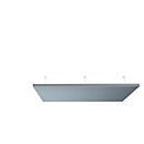 Plafonnier acoustique, uni, gris, 1600 x 800 mm