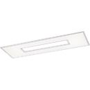Plafonnier LED RECESS, 2 sources lumineuses, 2700-5000 K, changement RGB &amp; gestion de la lumière CCT, 37+9 W, L 1200 x W 400 mm