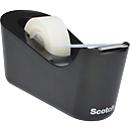 Plakbandafroller C18 Scotch, rolbreedte tot 19 mm, kern-Ø 25 mm, incl. plakband, zwart