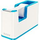 Plakbandafroller Leitz WOW, Tafelafroller, wit/blauw