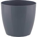 Plant pot anthracite, Ø 200 mm, 2 pcs.