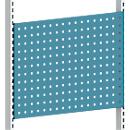 Plaque perforée, à suspendre, 660 x 480 mm, bleu foncé RAL 5009