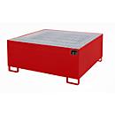 Plateau collecteur AW 1000-1, rouge RAL 3000