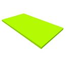 Plateau de finition SOLUS PLAY, pour caisson mobile d'extension SOLUS PLAY, l. 800 x P 500 mm, citron vert