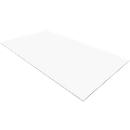 Plateau de finition SOLUS PLAY, pour caissons mobiles et fixes, l. 430 x P 600 mm, blanc