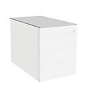 Plateau de finition SOLUS PLAY, pour caissons mobiles et fixes, l. 430 x P 777 mm, blanc