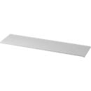 Plateau de finition TOPAS LINE, pour étagères et armoires, l. 1605 mm, gris clair