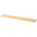 Plateau de finition TOPAS LINE, pour étagères et armoires, l. 2405 mm, coloris érable