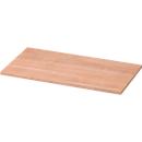 Plateau de finition TOPAS LINE, pour étagères et armoires, l. 805 mm, coloris noyer