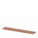 Plateau de finition X-TIME-WORK, large, l. 2580 mm, coloris noix Canaletto