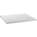 Plateau de table, 800 x 800 mm, gris clair