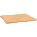 Plateau de table, en bois, 800 x 800 mm, hêtre nature