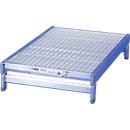 Plateforme en alu, l. 650 x P 1000 x H 200 mm