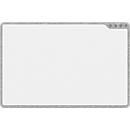 PLAYROOM whiteboard PLAYBOARD, e3-geëmailleerd staal, wit, gerecycled PET frame grijs, B 750 x H 500 mm