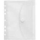 Poche pour documents FolderSys, format A5, fermeture velcro, outil de classement et soufflet,