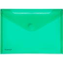 Poche pour documents FolderSys, format A5 paysage, fermeture velcro, PP, vert