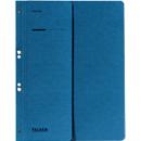 Pochette à œillets FALKEN, pour format A4, demi-rabat, 1 p., bleu