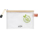 Pochette A6 sans PVC dragonne FolderSys, plastique transparent, 10 p