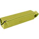 Pochette Clairefontaine, carrée, 230 x 50 x 50 mm, similicuir, vert anis
