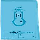 Pochette coin Business DURABLE, format A4, lisse, 50 p., bleu