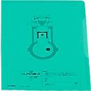 Pochette coin Business DURABLE, format A4, lisse, 50 p., vert
