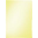Pochette coin Premium 4100 LEITZ®, format A4, lisse, 100 p., jaune