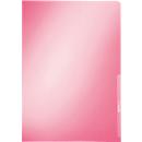 Pochette coin Premium 4100 LEITZ®, format A4, lisse, 100 p., rouge