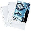 Pochette perforée Business DURABLE, format A5, ouverture sur le dessus, 100 p., lisse, transparent