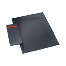 Pochette pour documents Leitz® Cosy Privacy, opaque, format A4, jusqu'à 50 feuilles, avec 2 poches, 3 pcs, gris