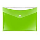 Pochette pour documents VELOCOLOR® Veloflex, format A5, plastique, pour ± 100 feuilles, 6 p., vert