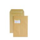 Pochettes d'expédition brunes, C4, avec fenêtre, 250 pièces