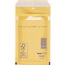 Pochettes légères à bulles d'air, jaune doré