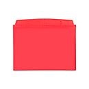Pochettes magnétiques Orgatex, A6 paysage, rouge, 50 p.