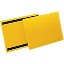 Pochettes magnétiques pour étiquettes et identification l. 297 x H 210 mm (A4 paysage), 50 p., jaune