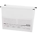 Pochettes suspendues Eichner, pour formats jusqu'à A4, PVC, 10 p., blanc